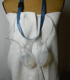 Mastectomy Lanyard for Shower use. Lanyard Holds Surgical Drain Bulbs. Bath & Shower Lanyard