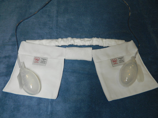 Mastectomy Drain Holder Belt with Dual Pockets, Surgical Drain
